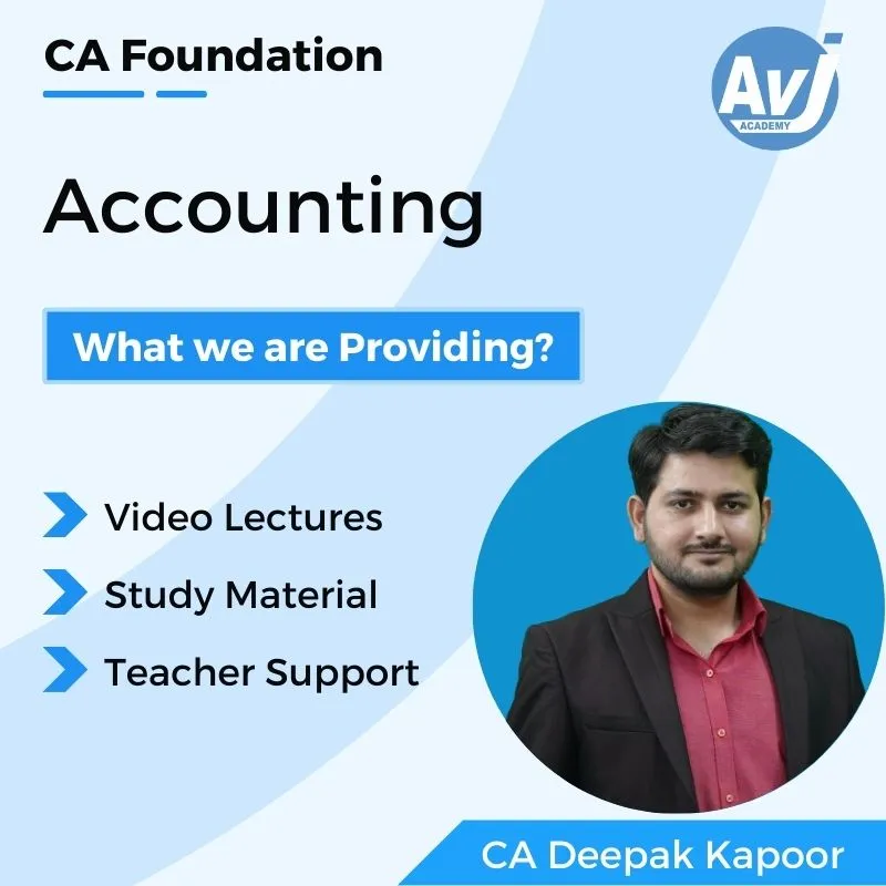CA Foundation Accounting