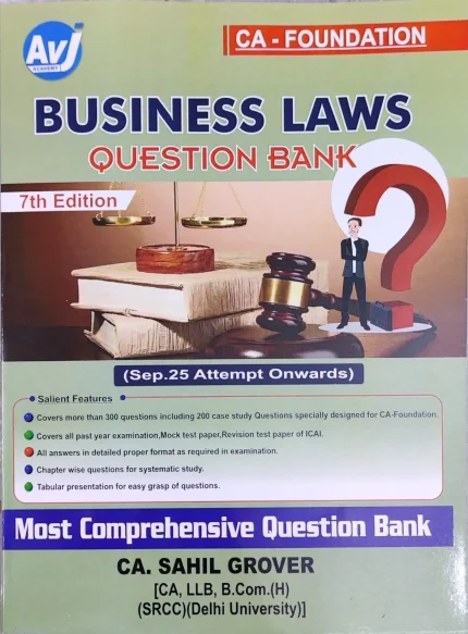 Business Laws Question Bank for CA Foundation | Latest ICAI Pattern