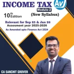 CA Inter Group 1 Income Tax Module 2 | By CA Sanchit Grover – AVJ Academy