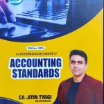 CA Inter Group 1 Accounting Standards Book | By CA Jitin Tyagi – AVJ Academy