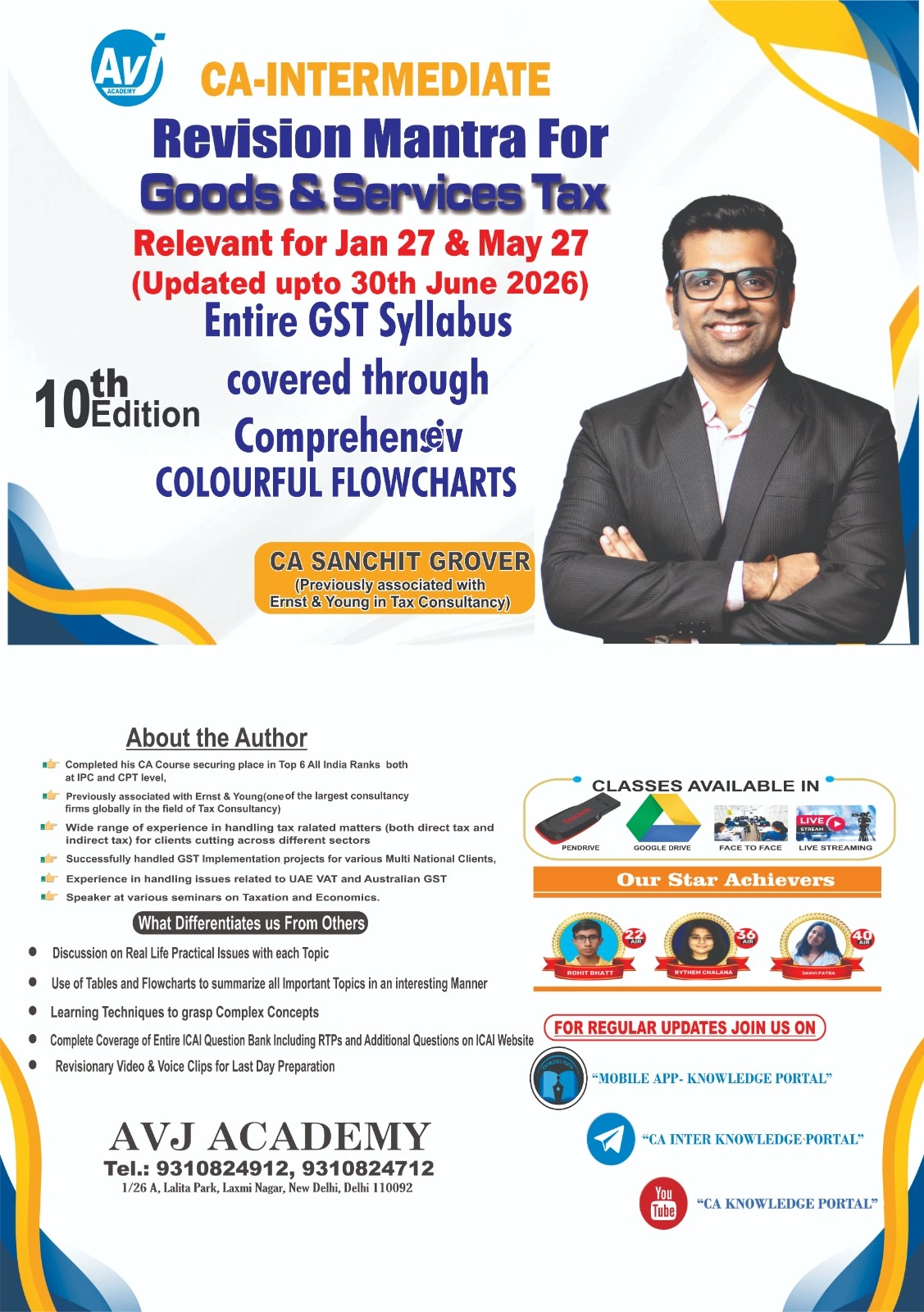 CA Inter Group 1 GST Flowcharts Book by CA Sanchit Grover CA Inter Group 1 GST Flowcharts Book by CA Sanchit Grover