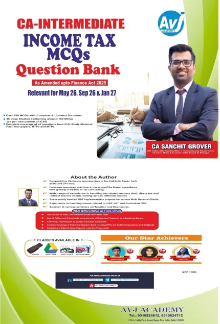 CA Inter Income Tax MCQ Question Bank by CA Sanchit Grover