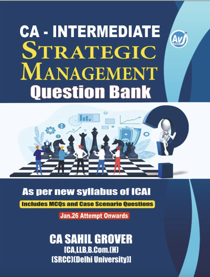 CA Inter Group 2 Strategic Management Question Bank | By CA Sahil Grover – AVJ Academy