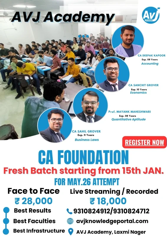 CA Foundation May 26 Attempt