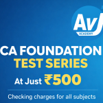 CA Foundation Test Series | AVJ Academy