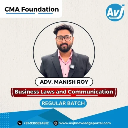 Financial & Cost Accounting by CA Mohit Srivastava – CMA Foundation | AVJ Academy