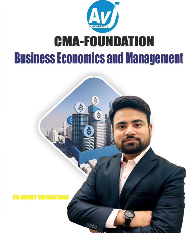 CMA Foundation Business Economics and Management Book by CA Mohit Srivastava