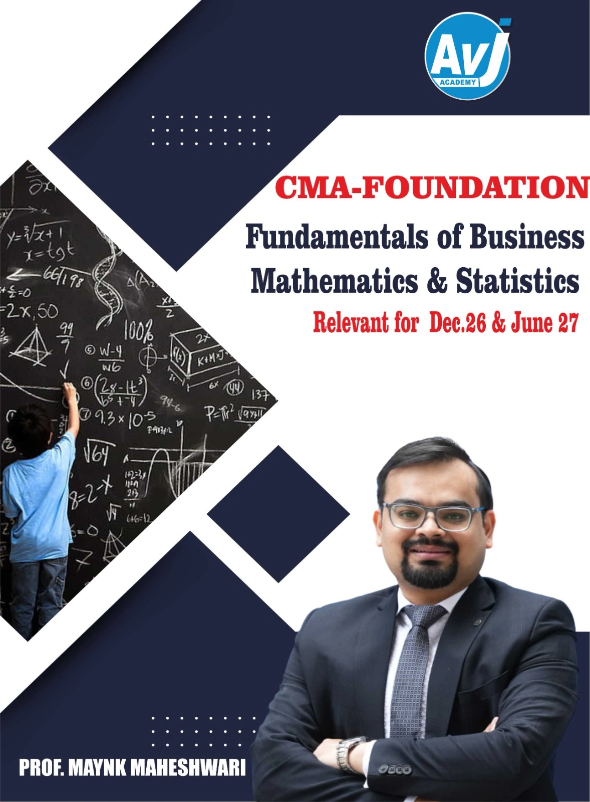 CMA Foundation Business Mathematics and Statistics Book by Prof. Maynk Maheshwari CMA Foundation Business Mathematics and Statistics Book by Prof. Maynk Maheshwari